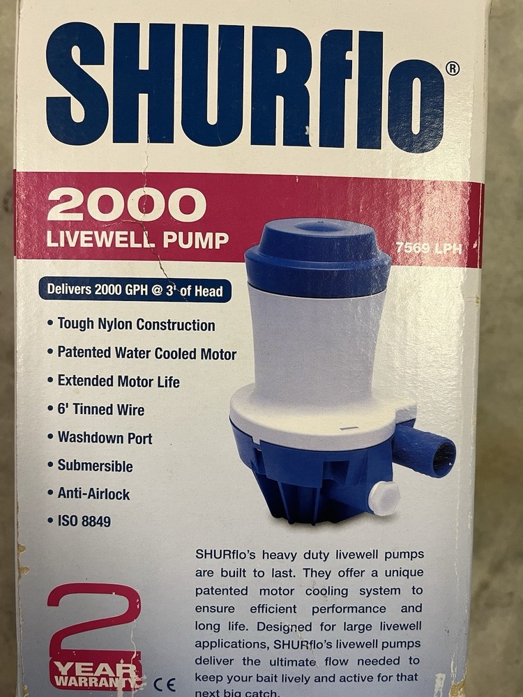 Shurflo 7569 LPH 2000 GPH Pump NEW