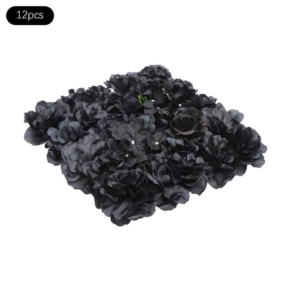 Artificial Flower Wall Background, 12Pcs 3D Flowers Wall Panel Backdrop