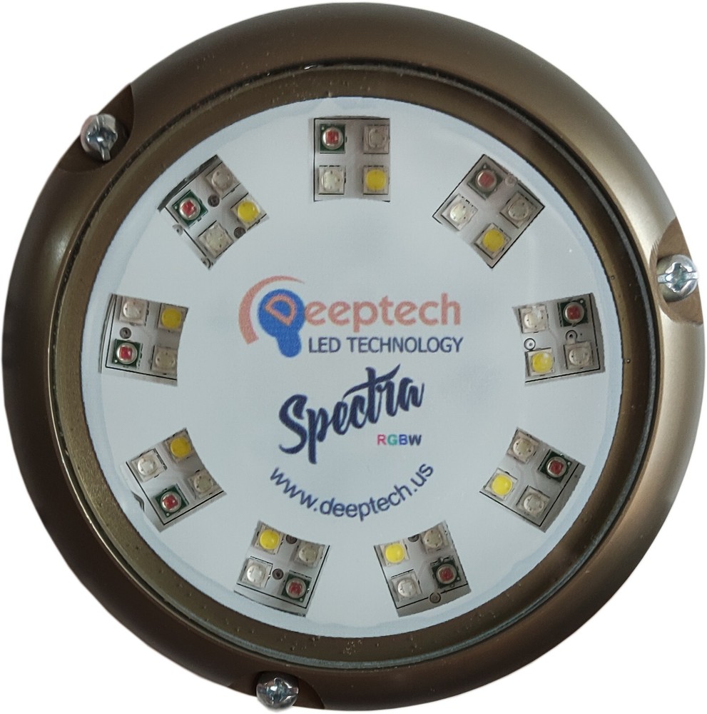 DeepTech Led Underwater Light Boat & Yacht Blue Color  Alu Case 100W