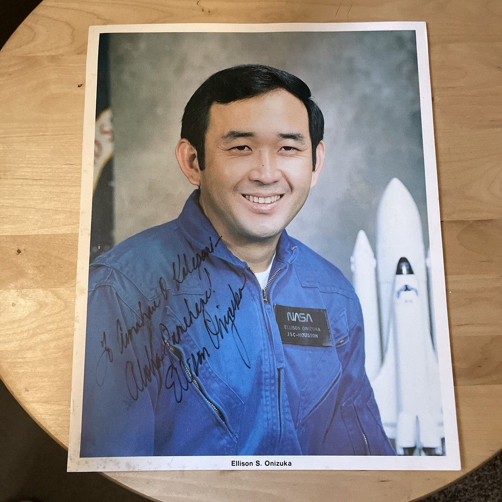 Ellison Onizuka Signed