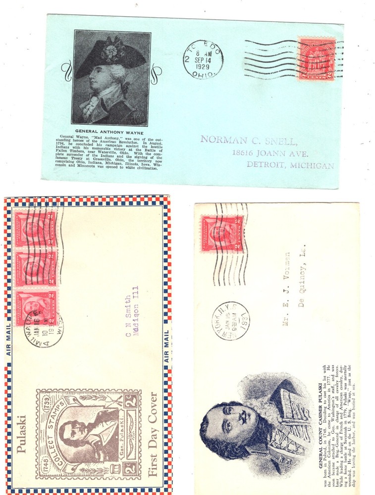 US    680,  690     3  first  day  covers   better  cachets