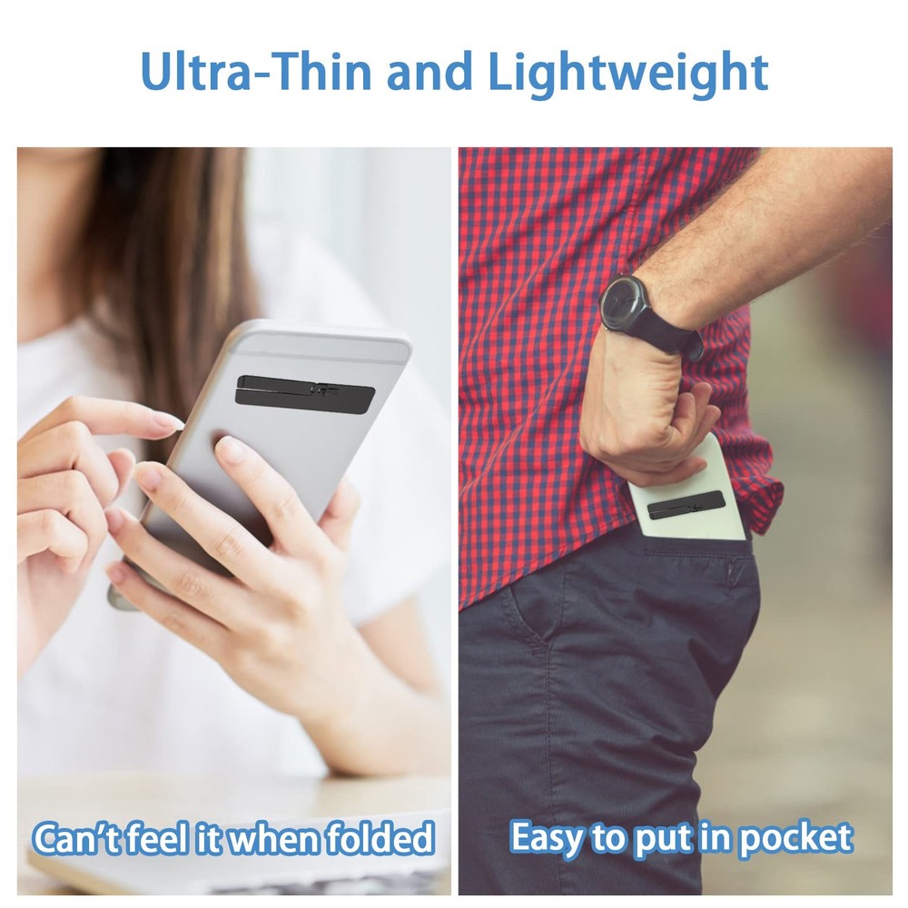 2 Pcs Ultra-Thin Invisible Kickstand, Adjustable Vertical and Horizontal Plac...