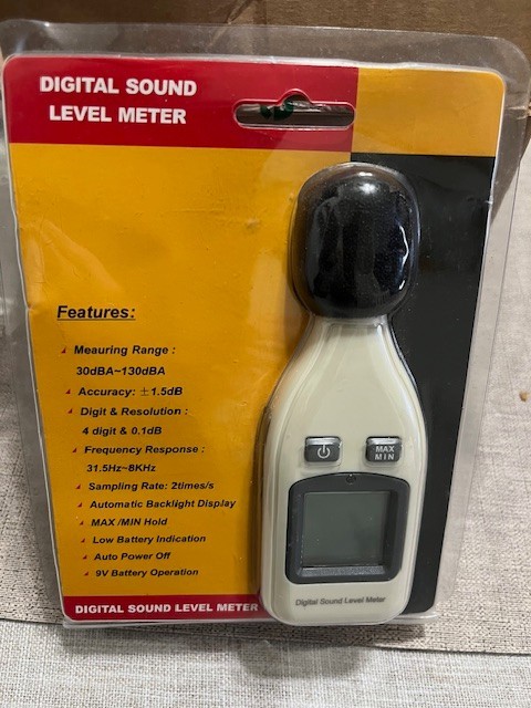 NEW digital sound level meter