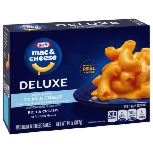 Kraft Mac & Cheese Deluxe 2% Milk Cheese 2 Pack