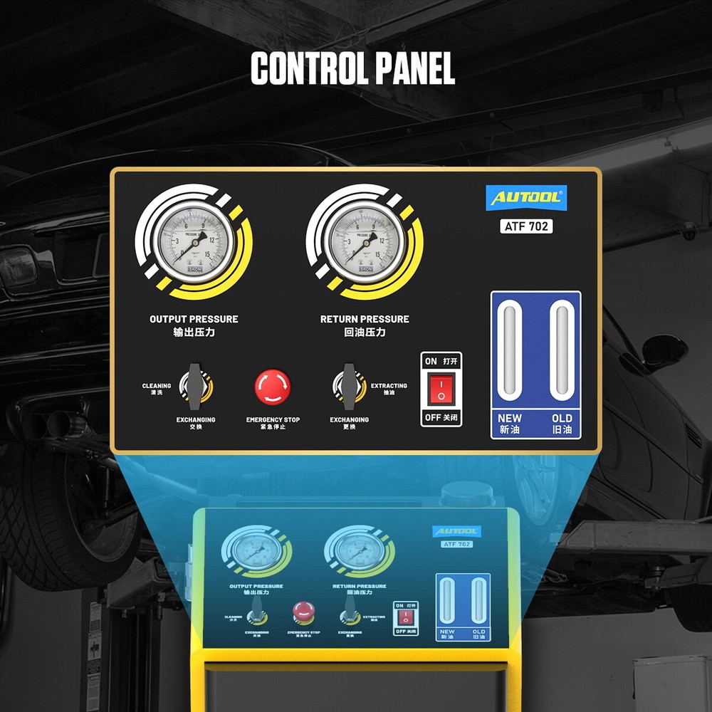 Automatic Transmission Fluid Exchanger Oil Exchange Flush Cleaning Machine