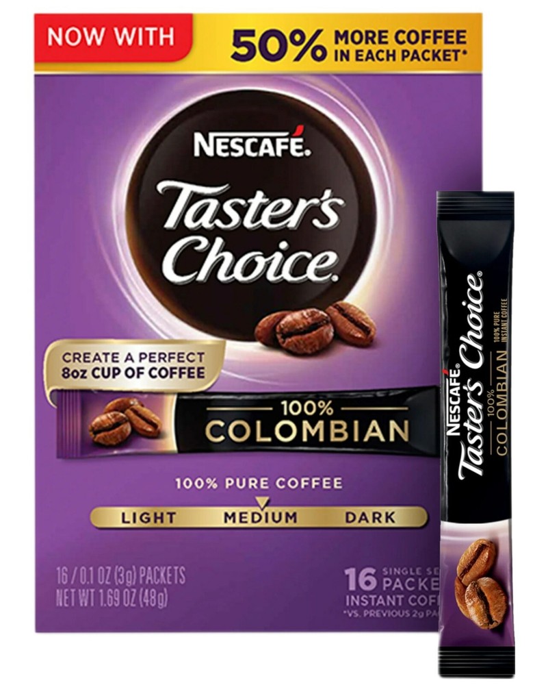 Nescafe Taster's Choice Instant Coffee Single Sticks Packets