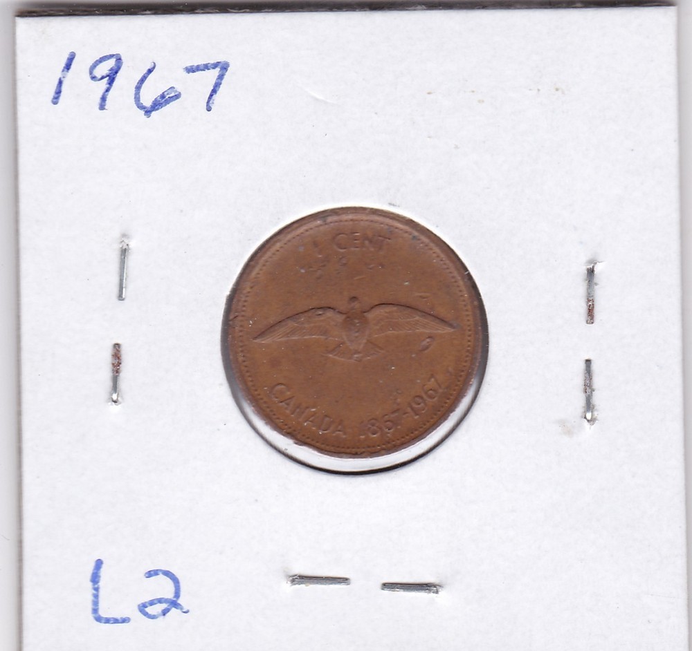 1967 Canada Cent L2