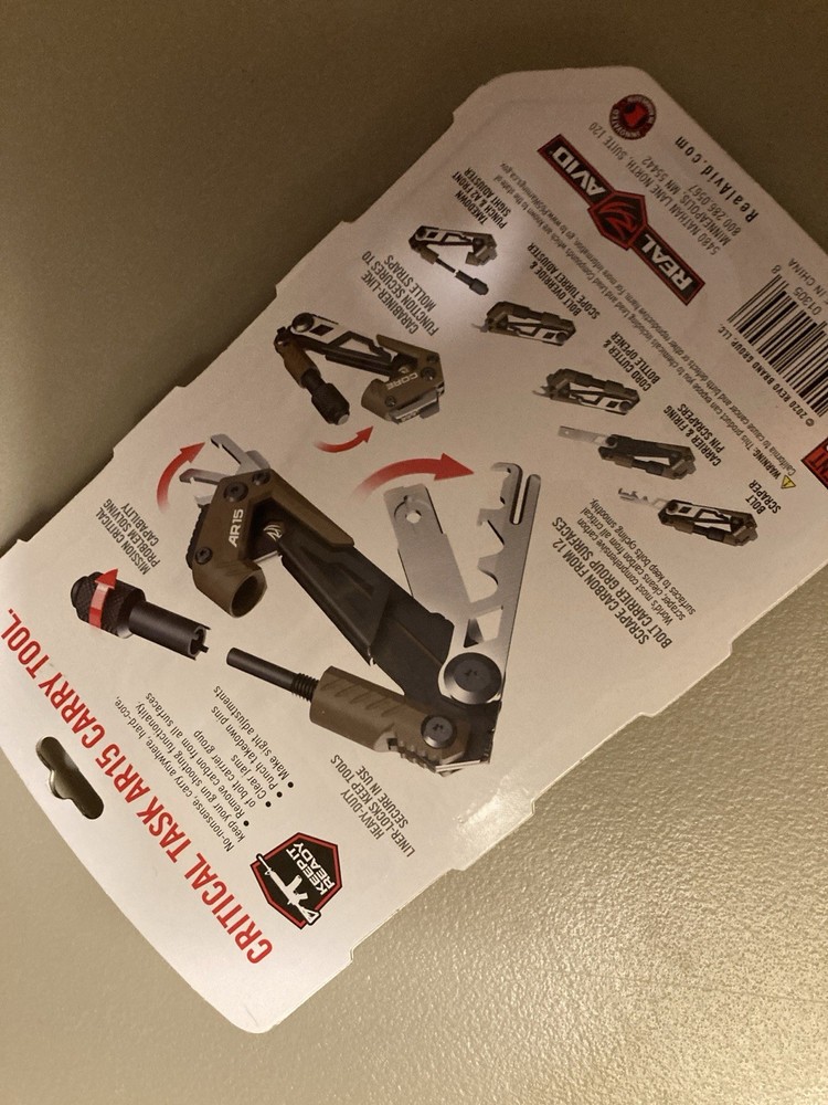 Real Avid Gun-Tool Core Keep It Ready Modern Critical Task Carry Tool New