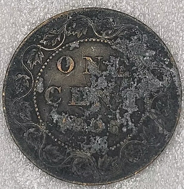 1906 Canada Large Cent Nice Coin 1 Cent (B358)