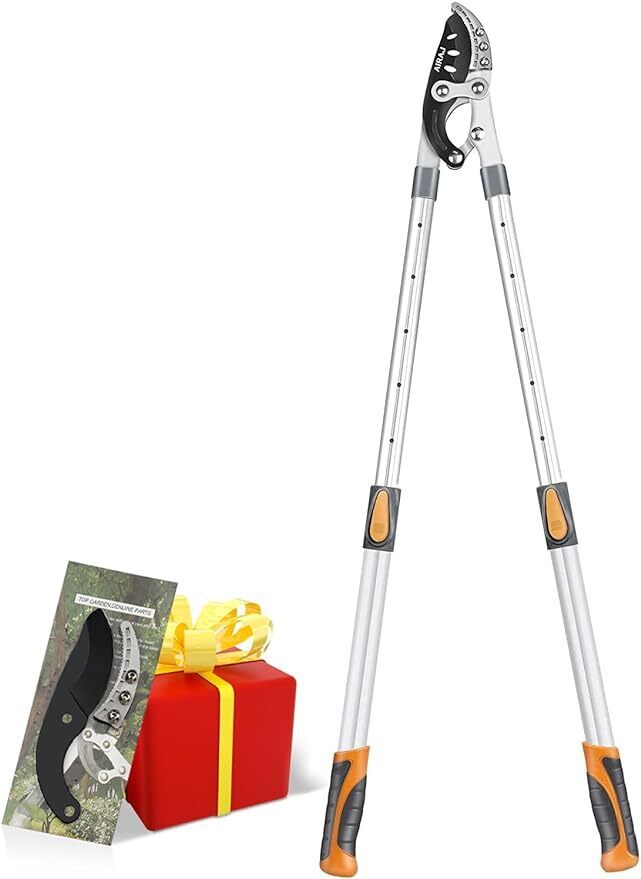 27-41'' Extendable Anvil Loppers Heavy Duty with Compound Action Tree Trimmer US