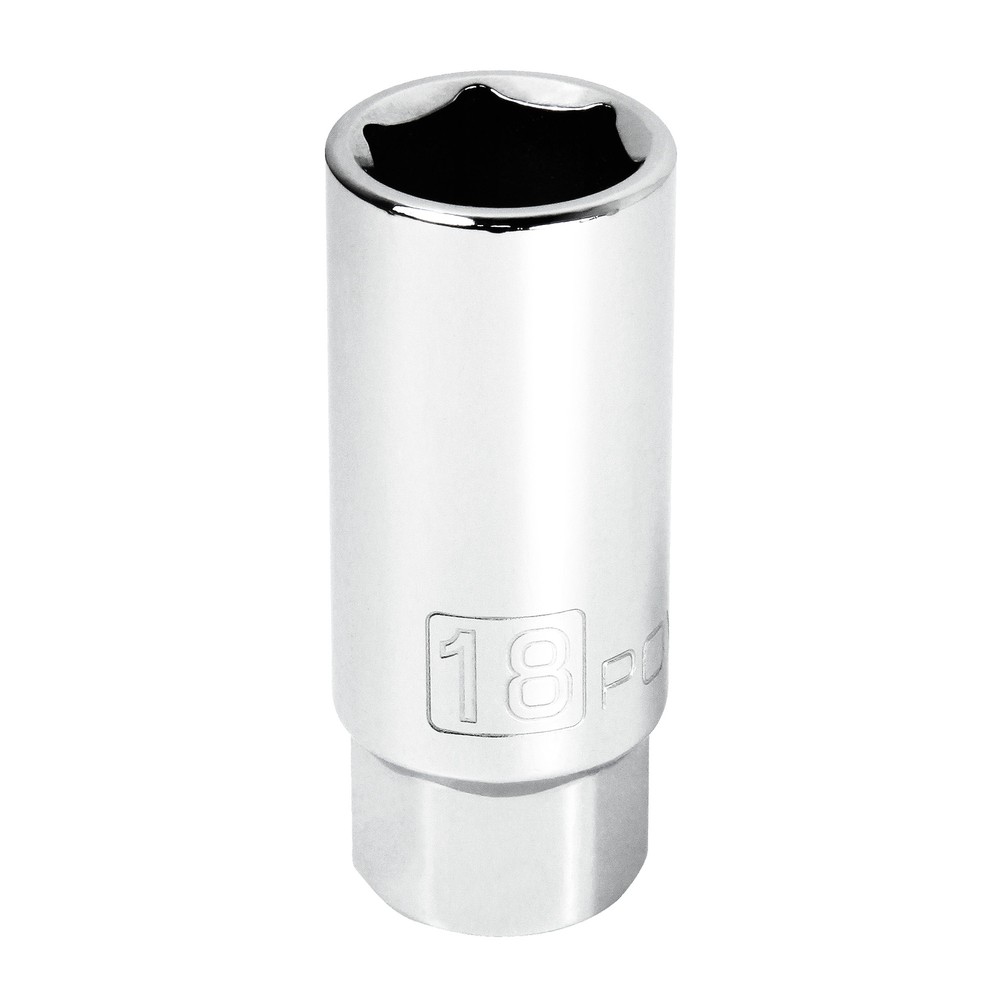 Powerbuilt 3/8 Inch Drive 18 MM Spark Plug Socket - 643009
