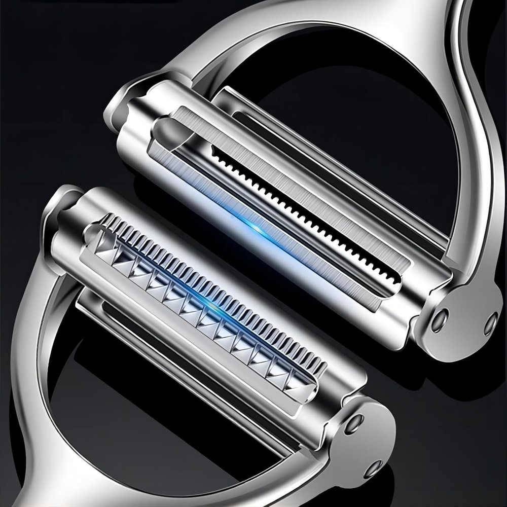 Dual Blade Stainless Peeler Julienne