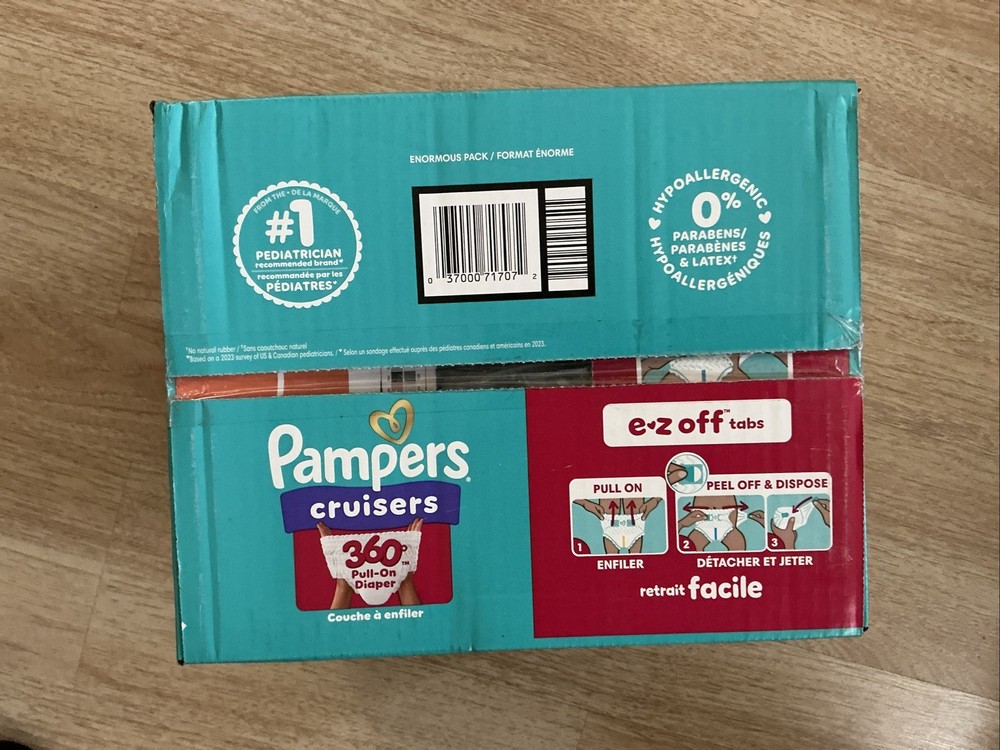 Pamper Cruisers E Z Off Tabs Size 7 Count 70