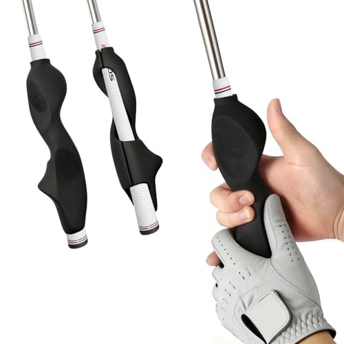 Golf Grip Trainer, Fingerprint Grabbing Forms Correct Swing Finger Memory