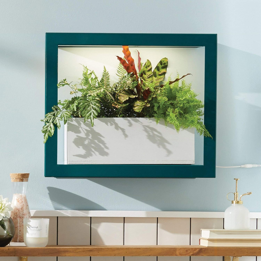 Emerald Smart Growframe Wall-Mounted LED Grow Light with Shelf