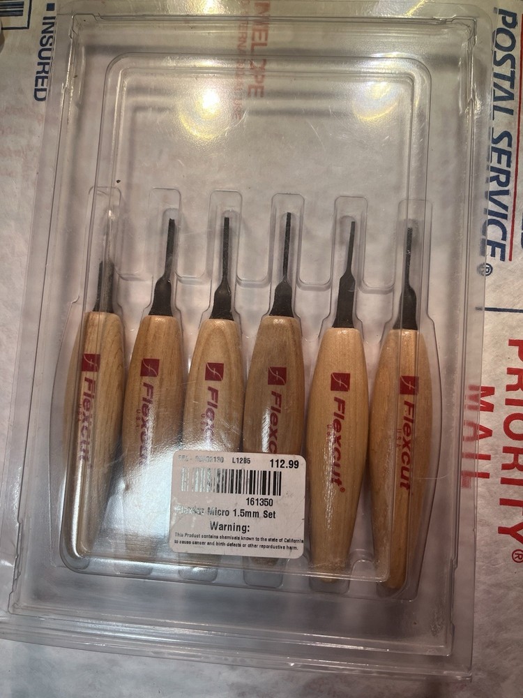 Flexcut 1.5MM MIXED PROFILE TOOL SET
