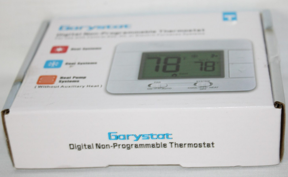 Garystat Single Stage Digital Non-Programable Thermostat G701 LCD Open Box #14