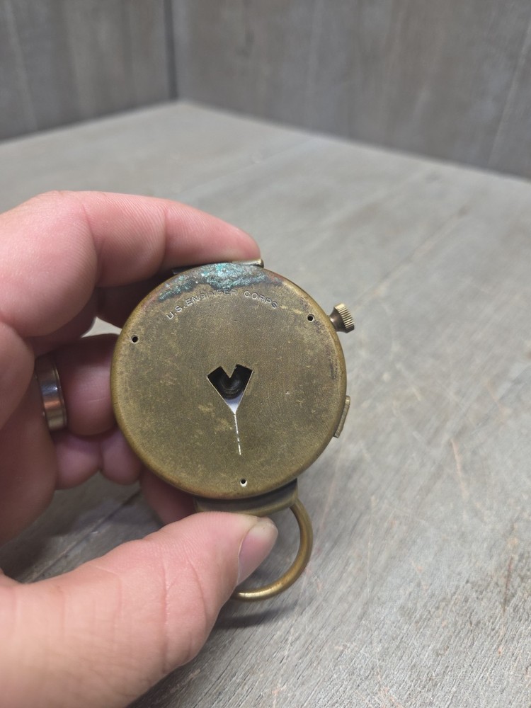 Vintage Brass Compass - US Engineer Corps - Chuchon and Emons Berne