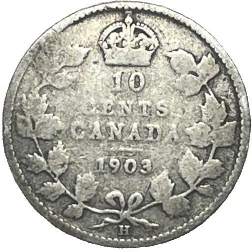 1903 Canadian Silver Dime