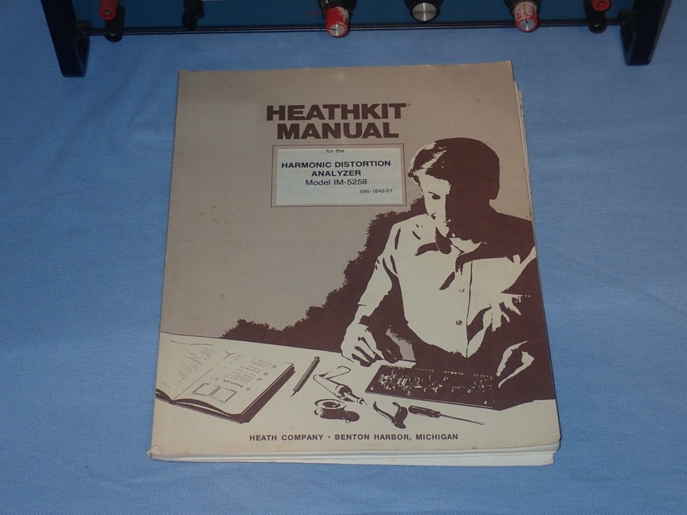 Heathkit IM-5258 Harmonic Distortion Analyzer w/ Manual