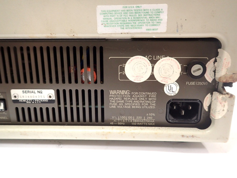 HP 9876A / AGILENT 9876A PRINTER PLOTTER VINTAGE!