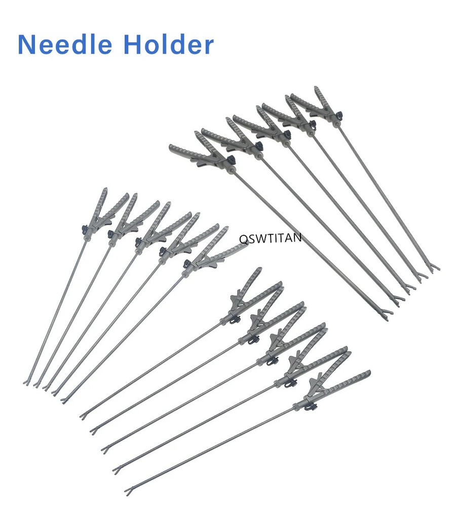 Laparoscopic Needle Holder Forceps Laparoscopic Simulation Instruments