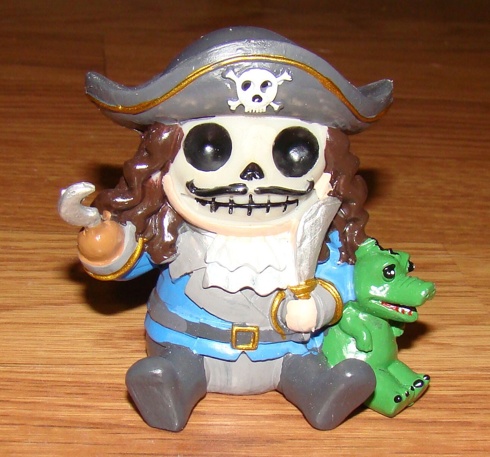 Summit Collection Furrybones - CAPTAIN HOOK + Crocodile (15852) Skeleton