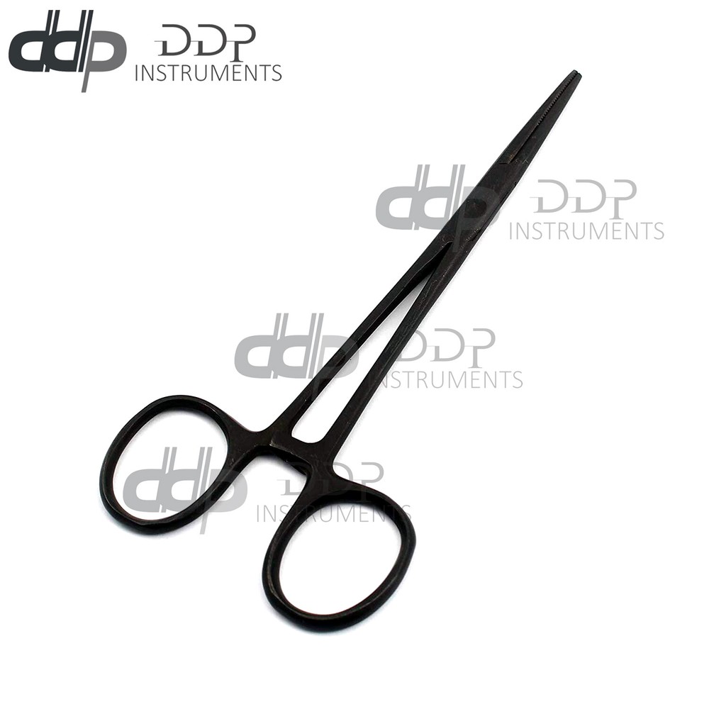 DDP Kelly Forceps 5.5" Full Black Str Colormed Instruments