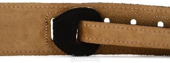 Levy's MS12 Suede Guitar Strap - Black