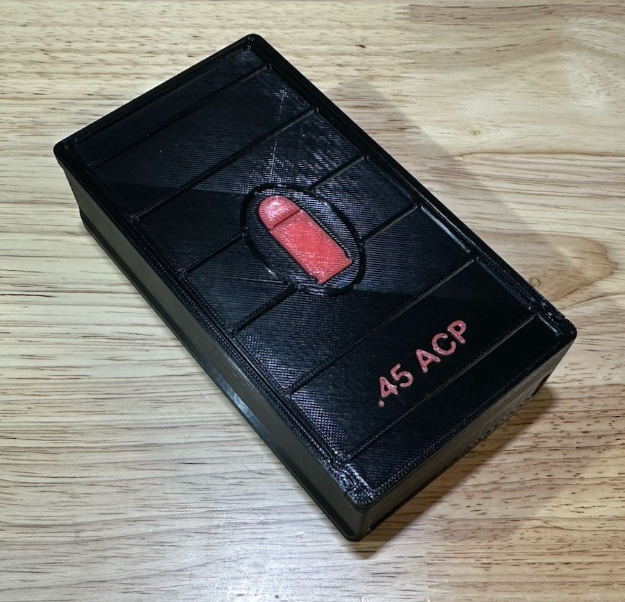 .45 ACP Auto Ammo Box 50rd Capacity (3 Pack)