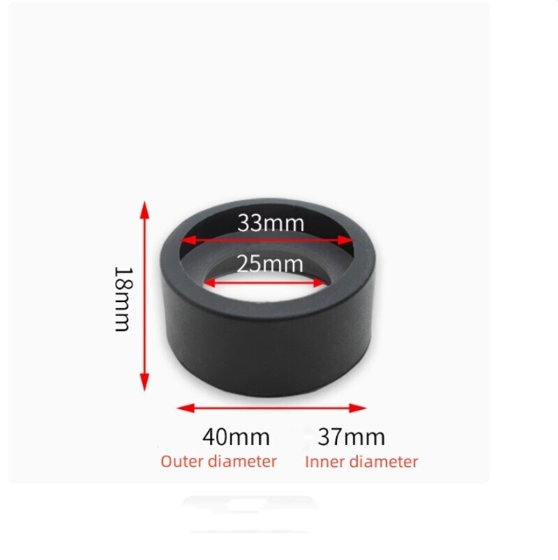 2PCS Rubber Eyepiece Foldable Eye Cups f Outer Dia.36-38mm Microscope Binoculars