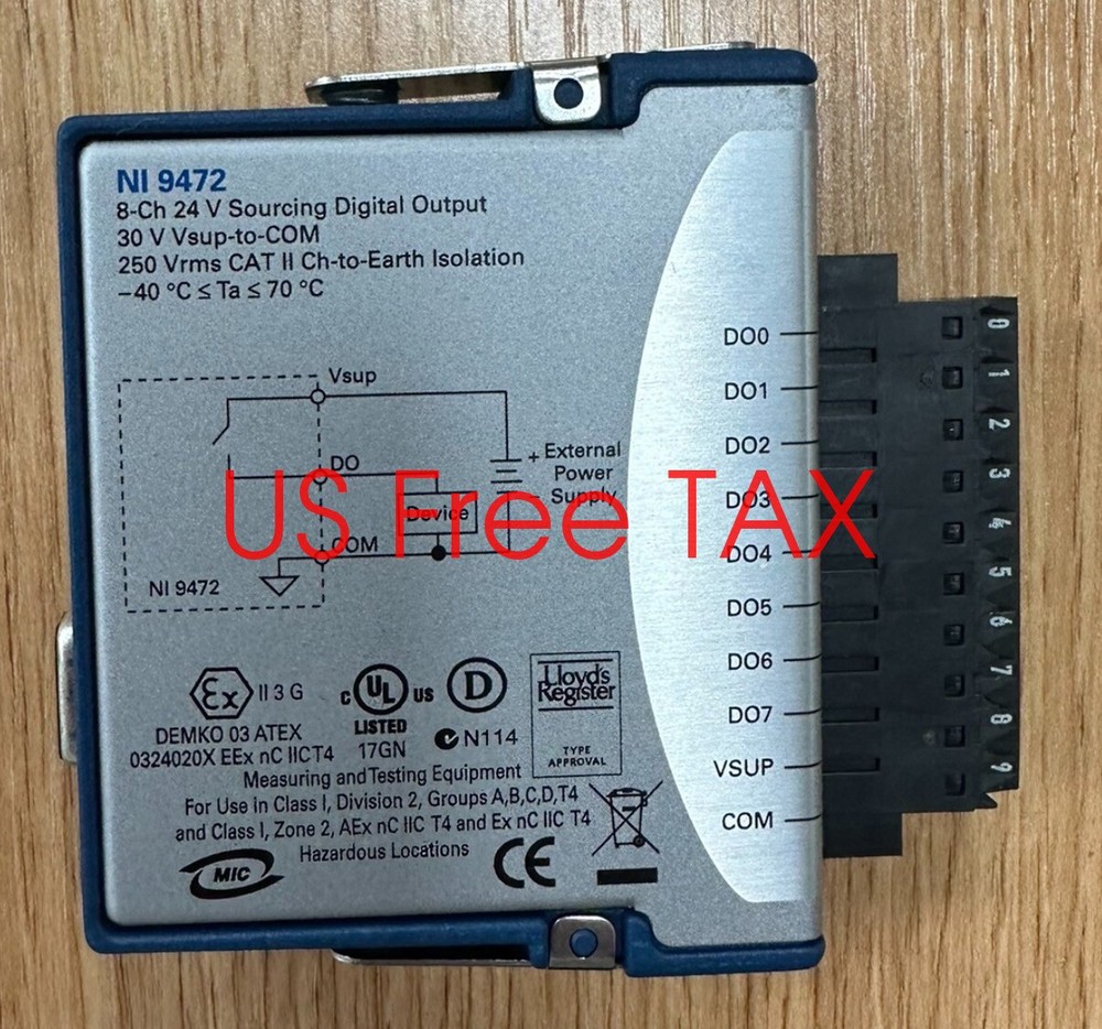 National Instruments NI9472 cDAQ Digital Output I/O Module 1*pcs