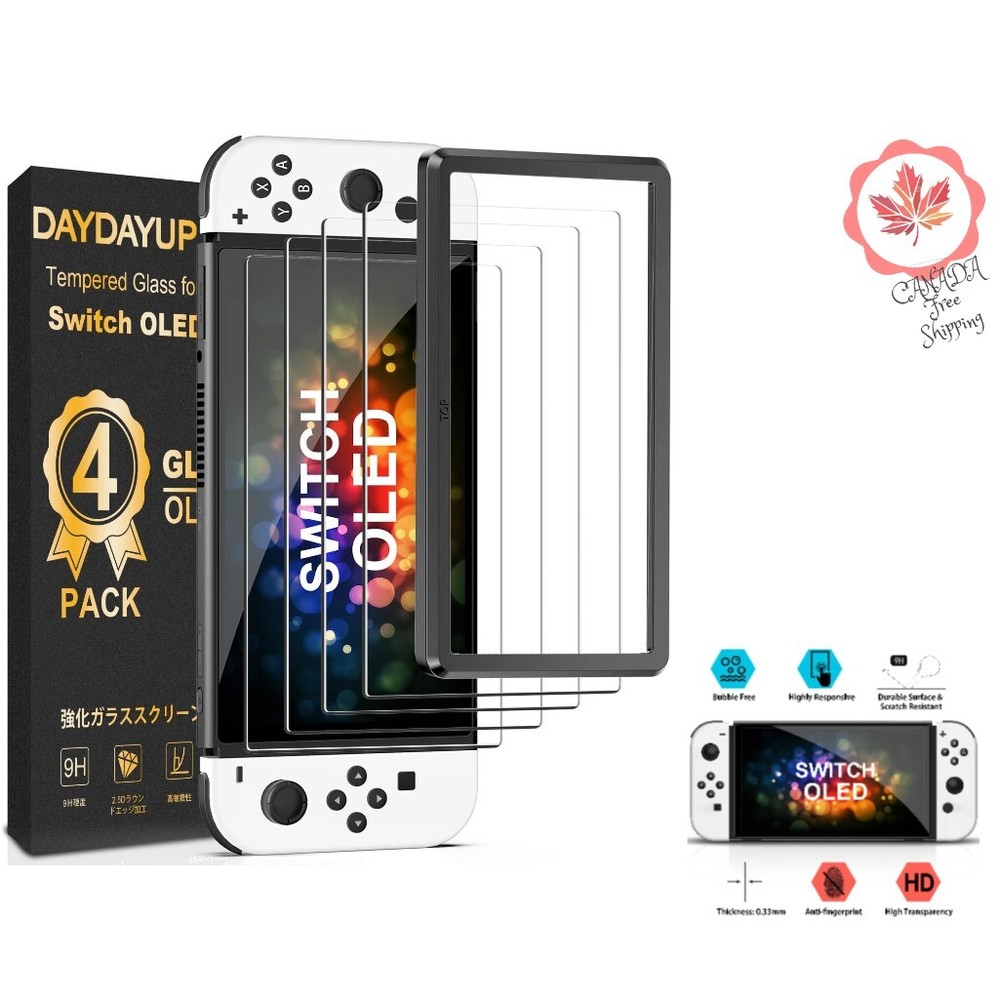 Tempered Glass Screen Protector with Alignment Frame and Scratch Resistance