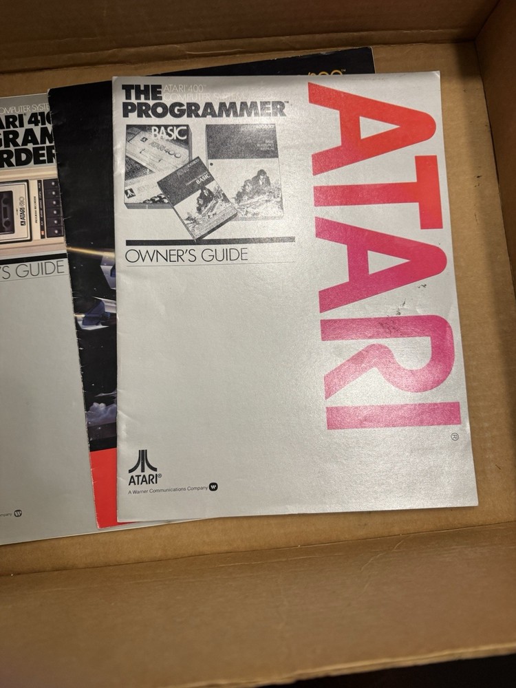 Box & Manuals - Atari The Programmer 400 /800 Computer System (Empty Box)