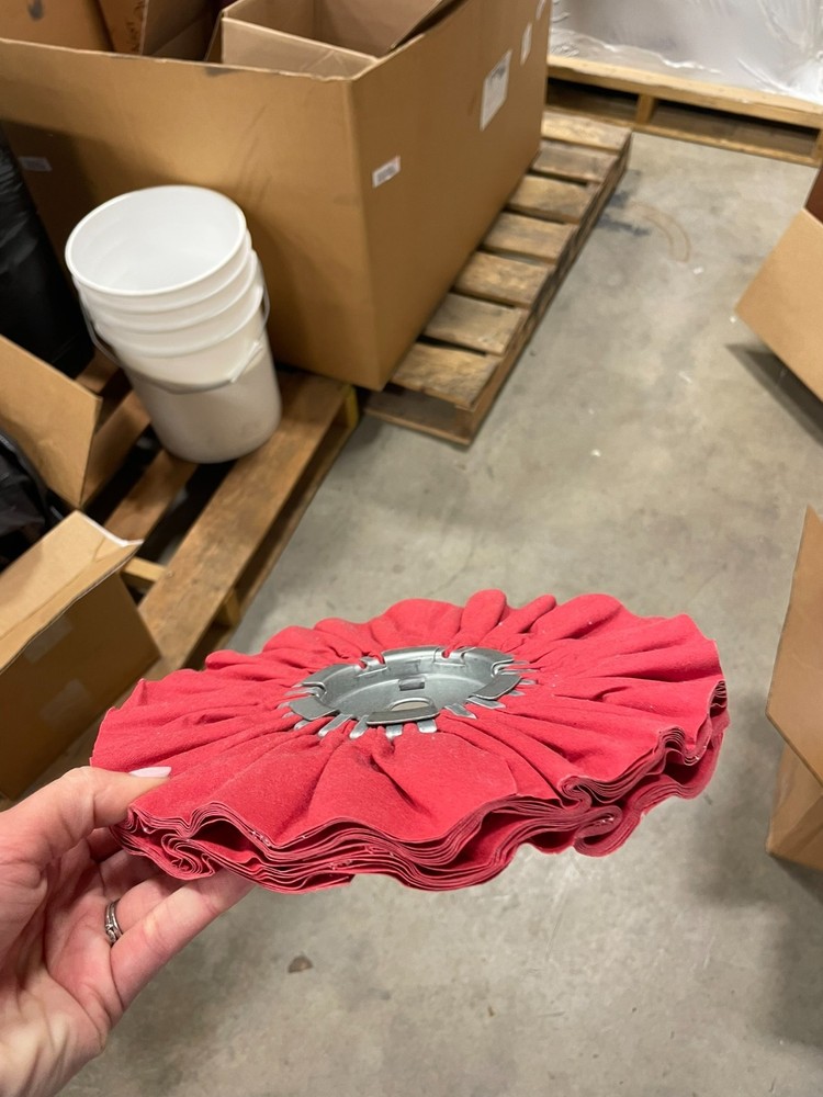 10" Airway Buffing Wheel for Angle Grinder - Red