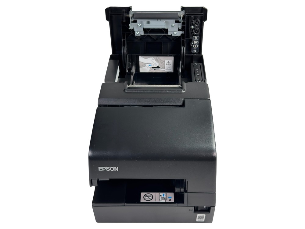 TESTED Epson TM-H6000V Multi-function POS Receipt Printer Endorser USB LAN