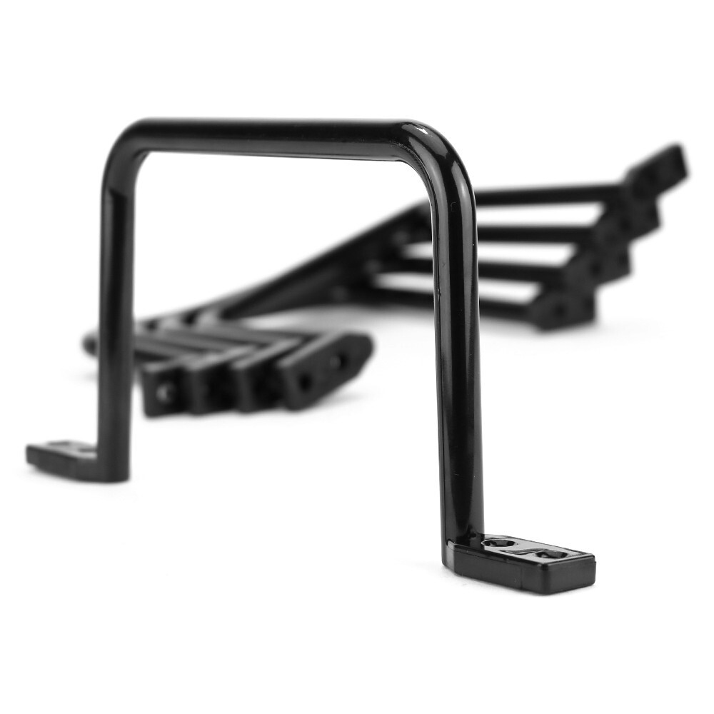 Construct Pro Plastic D Rings Cable Organizers (3.25” x 5”, Black, 5 Pack)