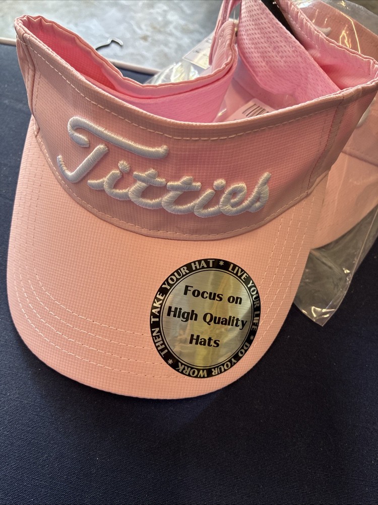 Pink Titties Golf Visor