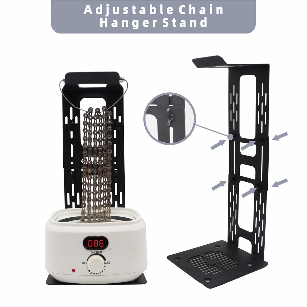 Bicycle Chain Wax Melting Pot, Waxing Melter with Precise Temperature Control...