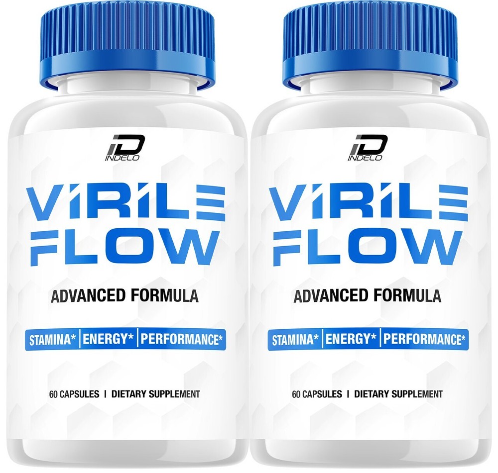 (2 Pack) Virile Flow for Men Capsules – VirileFlow Pills, Virile Flow Advanced