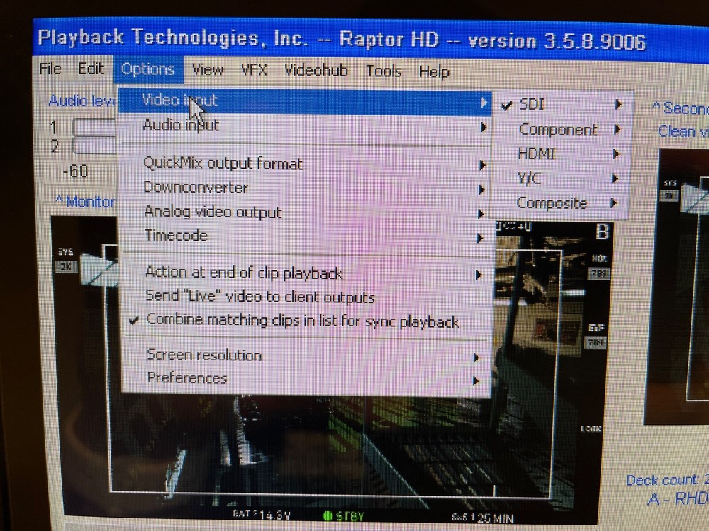Playback Technologies Raptor HDx Digital Video Assist perfect working order