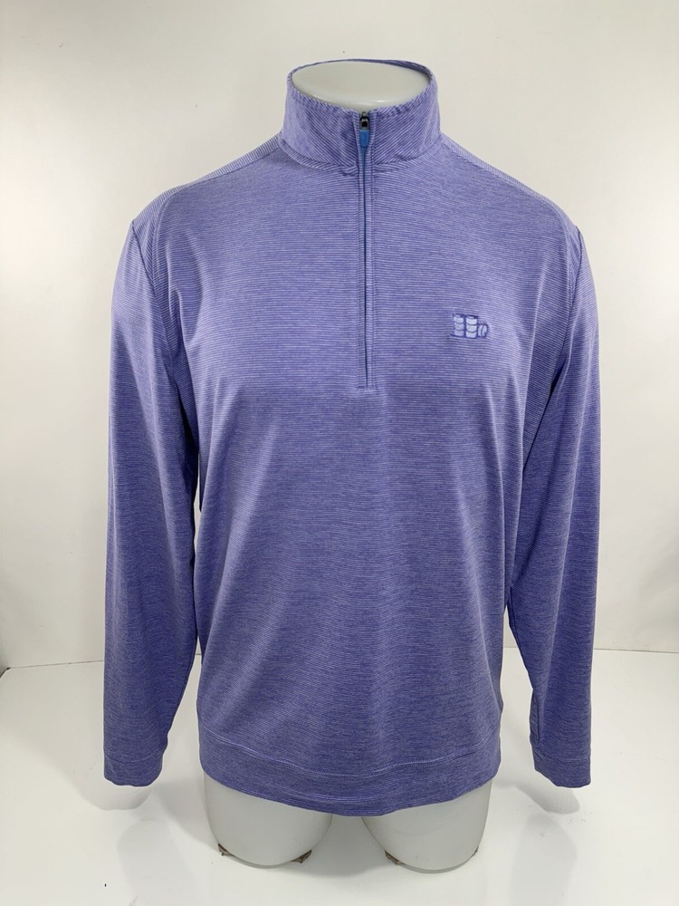 JOHNNIE-O / DOUBLE EAGLE Golf Club Mens M Pullover Performance Sweater