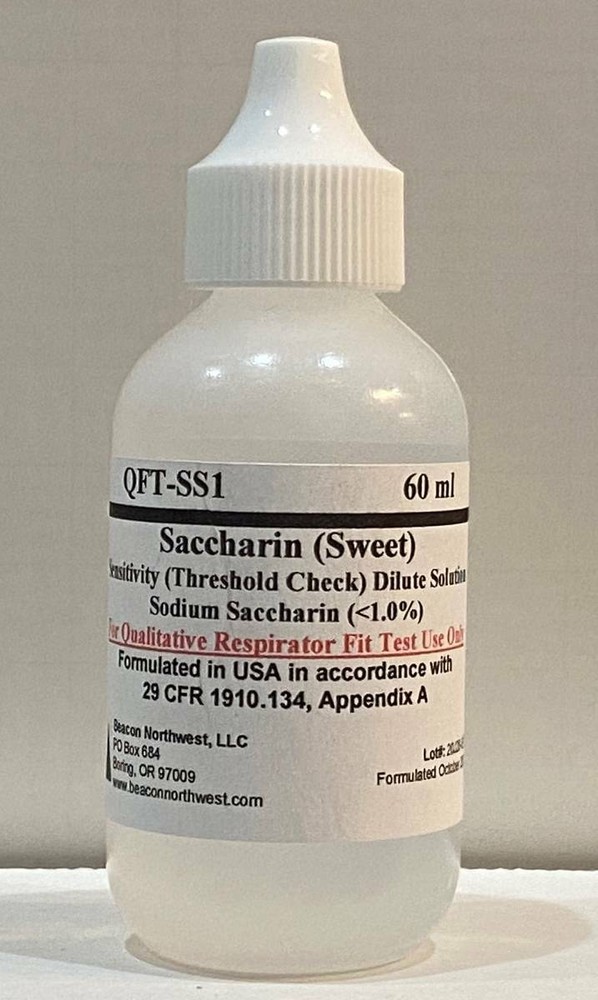 Respirator Fit Test Sensitivity Solution (dilute) Saccharin - 60 ml