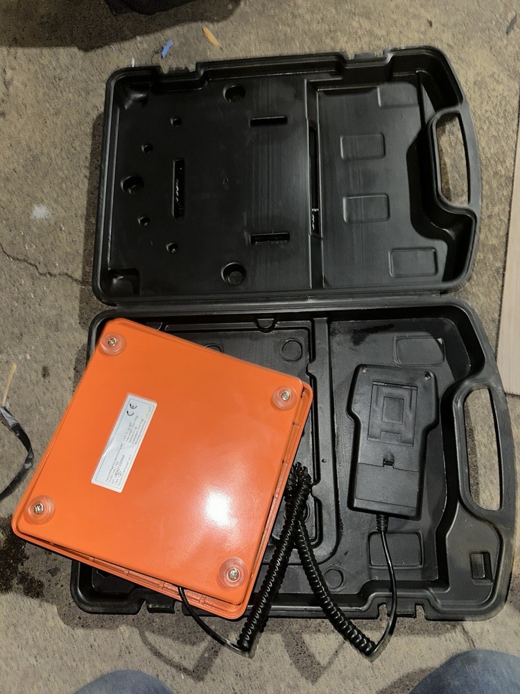 Elitech lmc-100f electronic digital refrigerant charging scale 220lb