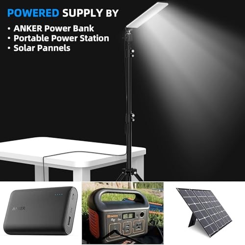 Camping Light, Telescoping Lantern Light, Work Lights with Stand for Garage