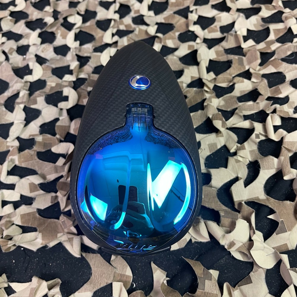 NEW Dye Rotor R2 Paintball Loader - Carbon/Blue Ice