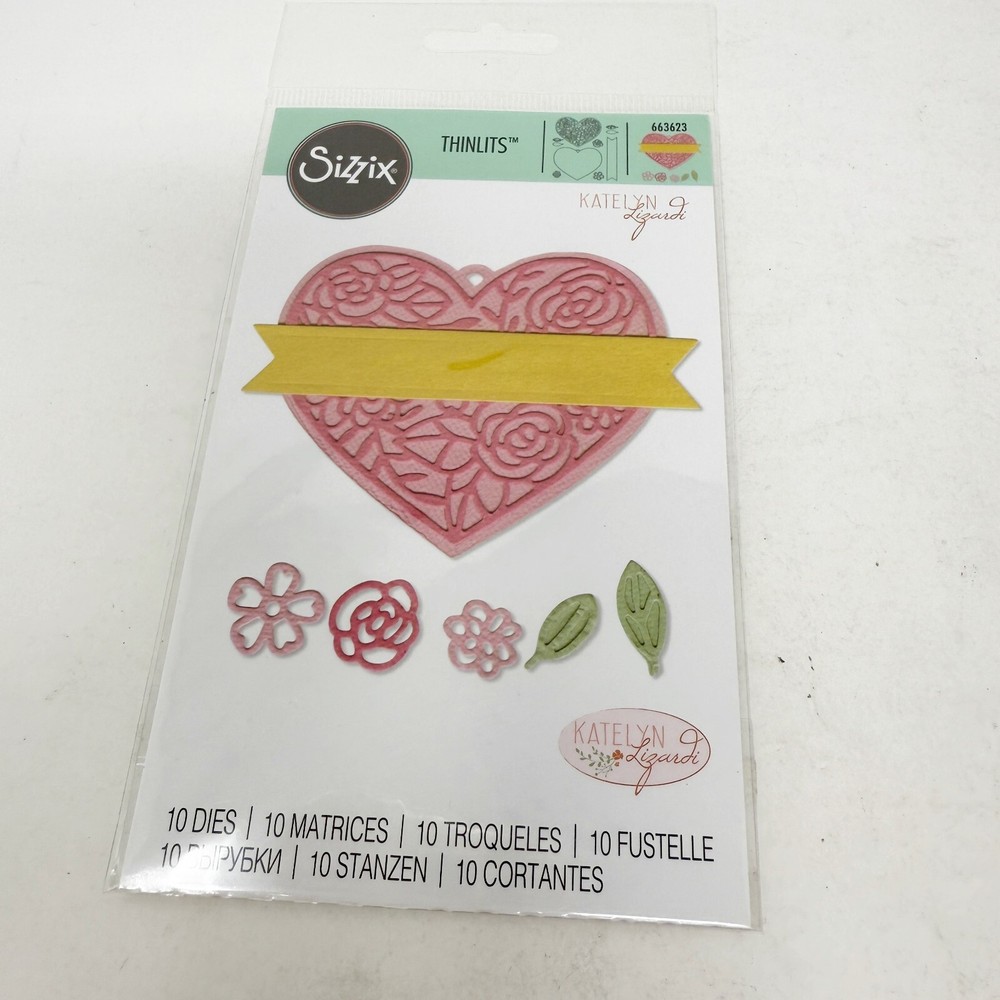 Sizzix Thinlits Love Celebration Cutting Dies Bundle Scrapbooking NEW