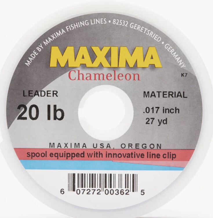 Maxima Chameleon Leader Material Spool 27 Yards