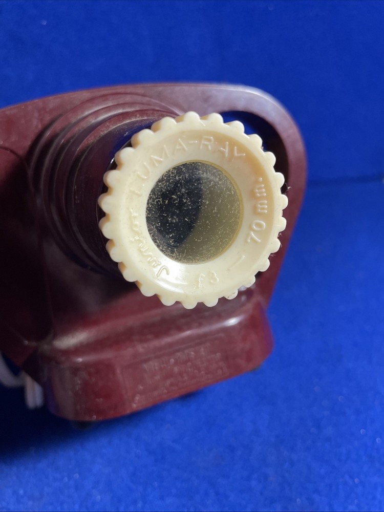 VINTAGE VIEW MASTER JUNIOR PROJECTOR SAYER'S LUMA-RAY W/BOX WORKING