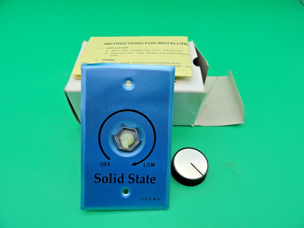 DAYTON 4YC44 SPEED CONTROL